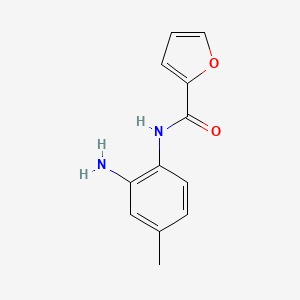 molecular formula C12H12N2O2 B14156493 3-Amino-4-(2-furoylamino)toluene CAS No. 79324-94-0