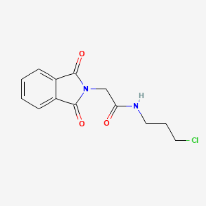 N-(3-chloropropyl)-2-(1,3-dioxo-1,3-dihydro-2H-isoindol-2-yl)acetamide