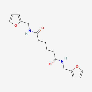 Hexanediamide, N,N'-bis(2-furanylmethyl)-