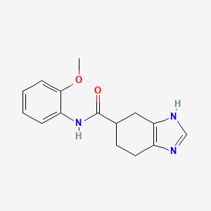 N-(2-methoxyphenyl)-4,5,6,7-tetrahydro-1H-benzo[d]imidazole-5-carboxamide