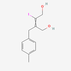 B1415658 (Z)-2-iodo-3-(4-methylbenzyl)but-2-ene-1,4-diol CAS No. 2098457-00-0