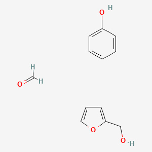 molecular formula C12H14O4 B14156607 Furfuryl alcohol, phenol, formaldehyde resin CAS No. 25153-36-0