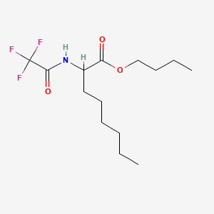 molecular formula C14H24F3NO3 B14156639 Butyl 2-[(trifluoroacetyl)amino]octanoate CAS No. 56051-55-9