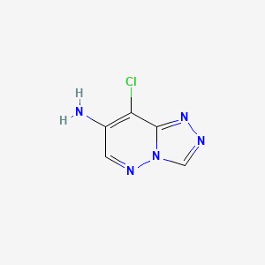 8-Chloro-[1,2,4]triazolo[4,3-b]pyridazin-7-amine