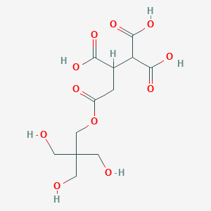 4-[3-Hydroxy-2,2-bis(hydroxymethyl)propoxy]-4-oxobutane-1,1,2-tricarboxylic acid