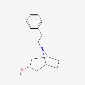 8-(2-Phenylethyl)-8-azabicyclo[3.2.1]octan-3-ol