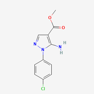 molecular formula C11H10ClN3O2 B1415675 5-氨基-1-(4-氯苯基)-1H-吡唑-4-羧酸甲酯 CAS No. 121716-21-0