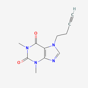 Labeled 7-(3-butynyl)theophylline-3H