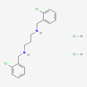 Trimethylenediamine, N,N'-bis(o-chlorobenzyl)-, dihydrochloride