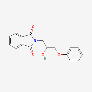 molecular formula C17H15NO4 B14156795 N-(2-Hydroxy-3-phenoxypropyl)phthalimide CAS No. 24343-32-6