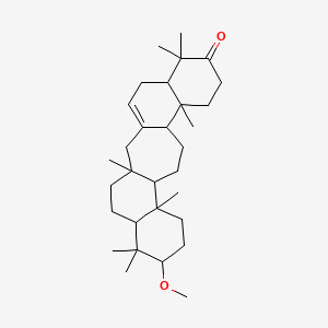 19-methoxy-1,7,7,11,16,20,20-heptamethylpentacyclo[13.8.0.03,12.06,11.016,21]tricos-3-en-8-one