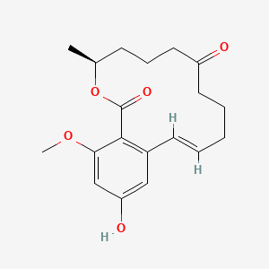 (3S,11E)-14-hydroxy-16-methoxy-3-methyl-3,4,5,6,9,10-hexahydro-1H-2-benzoxacyclotetradecine-1,7(8H)-dione