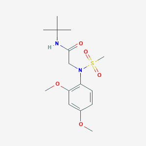 N-tert-butyl-N~2~-(2,4-dimethoxyphenyl)-N~2~-(methylsulfonyl)glycinamide