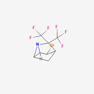 3-Bromo-7,7-bis(trifluoromethyl)-1-azatricyclo[2.2.1.0~2,6~]heptane