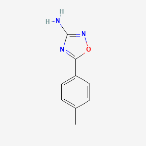 molecular formula C9H9N3O B1415702 5-(4-甲基苯基)-1,2,4-噁二唑-3-胺 CAS No. 23275-54-9