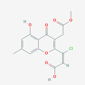 molecular formula C16H13ClO7 B1415703 Chloromonilinic acid B CAS No. 121927-79-5
