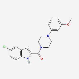 (5-chloro-1H-indol-2-yl)-[4-(3-methoxyphenyl)piperazin-1-yl]methanone