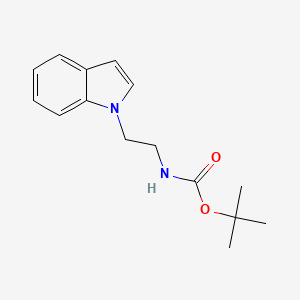 molecular formula C15H20N2O2 B1415727 叔丁基 2-(1H-吲哚-1-基)乙基氨基甲酸酯 CAS No. 1105192-77-5