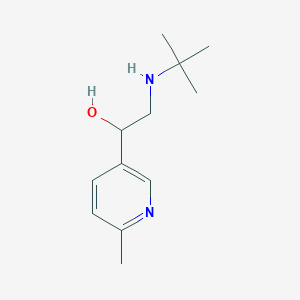 2-(Tert-butylamino)-1-(6-methylpyridin-3-yl)ethanol