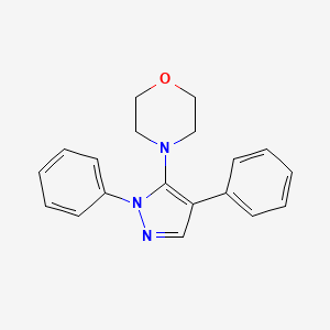 Morpholine, 4-(1,4-diphenyl-1H-pyrazol-5-yl)-