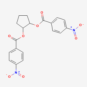 Cyclopentane-1,2-diyl bis(4-nitrobenzoate)