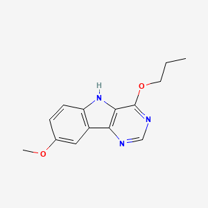 8-Methoxy-4-propoxy-5H-pyrimido[5,4-b]indole