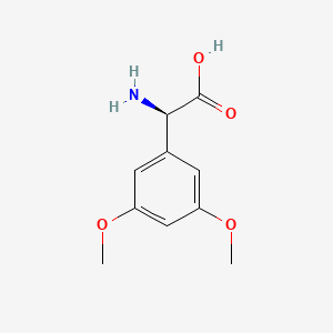 (2R)-2-amino-2-(3,5-dimethoxyphenyl)acetic acid