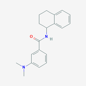 3-(dimethylamino)-N-(1,2,3,4-tetrahydronaphthalen-1-yl)benzamide