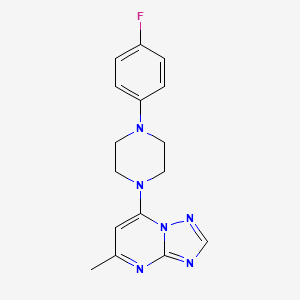 7-[4-(4-Fluorophenyl)piperazin-1-yl]-5-methyl-[1,2,4]triazolo[1,5-a]pyrimidine