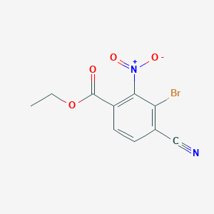 Ethyl 3-bromo-4-cyano-2-nitrobenzoate