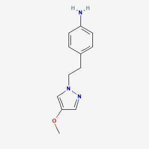 4-[2-(4-Methoxypyrazol-1-yl)-ethyl]-phenylamine