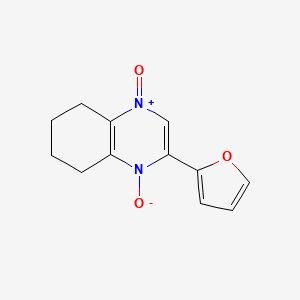 Quinoxaline, 2-(2-furanyl)-5,6,7,8-tetrahydro-, 1,4-dioxide