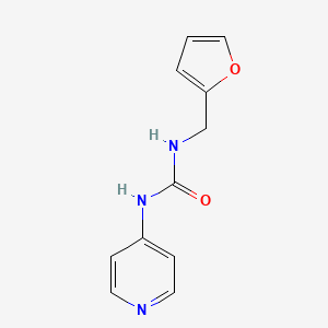 molecular formula C11H11N3O2 B14157563 1-(Furan-2-ylmethyl)-3-pyridin-4-ylurea CAS No. 5126-01-2