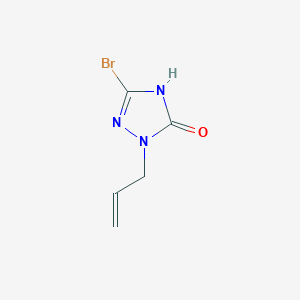 molecular formula C5H6BrN3O B1415757 1-Allyl-3-bromo-1h-1,2,4-triazol-5-ol CAS No. 2167971-48-2