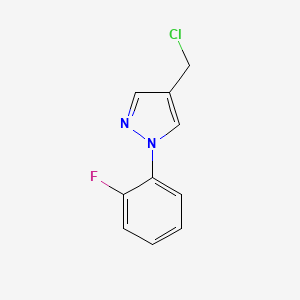4-(Chloromethyl)-1-(2-fluorophenyl)-1H-pyrazole