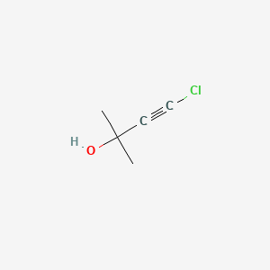 molecular formula C5H7ClO B14157711 3-Butyn-2-ol, 4-chloro-2-methyl- CAS No. 29552-15-6