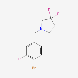 1-(4-Bromo-3-fluorobenzyl)-3,3-difluoropyrrolidine