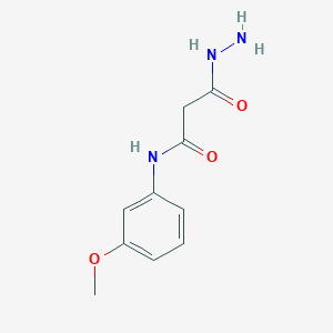 3-hydrazinyl-N-(3-methoxyphenyl)-3-oxopropanamide