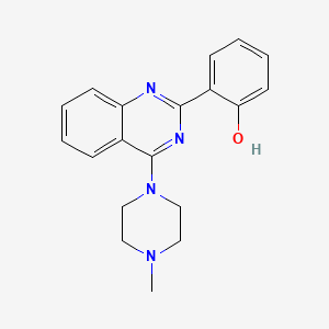 molecular formula C19H20N4O B14157741 2-[4-(4-Methylpiperazin-1-yl)quinazolin-2-yl]phenol CAS No. 354993-42-3