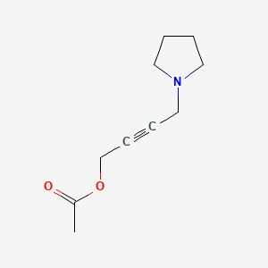 4-(1-Pyrrolidinyl)-2-butyn-1-ol acetate