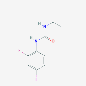 molecular formula C10H12FIN2O B1415784 1-(2-Fluoro-4-iodophenyl)-3-(propan-2-yl)urea CAS No. 1392271-66-7