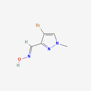 4-Bromo-1-methyl-1H-pyrazole-3-carbaldehyde oxime