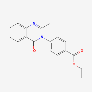 Ethyl 4-(2-ethyl-4-oxoquinazolin-3-yl)benzoate