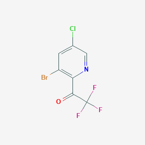 1-(3-Bromo-5-chloropyridin-2-yl)-2,2,2-trifluoroethanone