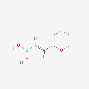 [(E)-2-(oxan-2-yl)ethenyl]boronic acid