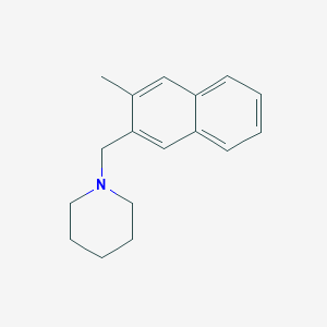 1-[(3-Methylnaphthalen-2-yl)methyl]piperidine