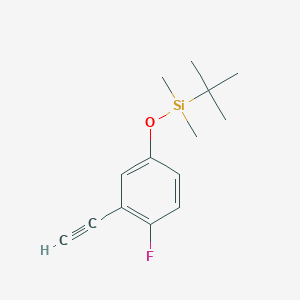 (3-Ethynyl-4-fluorophenoxy)(tert-butyl)dimethylsilane