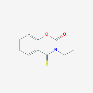 3-Ethyl-4-sulfanylidene-1,3-benzoxazin-2-one