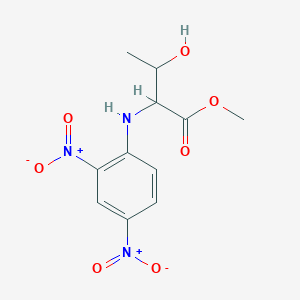 molecular formula C11H13N3O7 B14158171 methyl N-(2,4-dinitrophenyl)threoninate CAS No. 10420-76-5