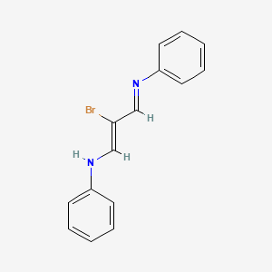 N,N'-[(1Z,3E)-2-bromoprop-1-en-1-yl-3-ylidene]dianiline